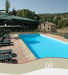 Casa Matilda has a large elevated pool with views of the surrounding countryside